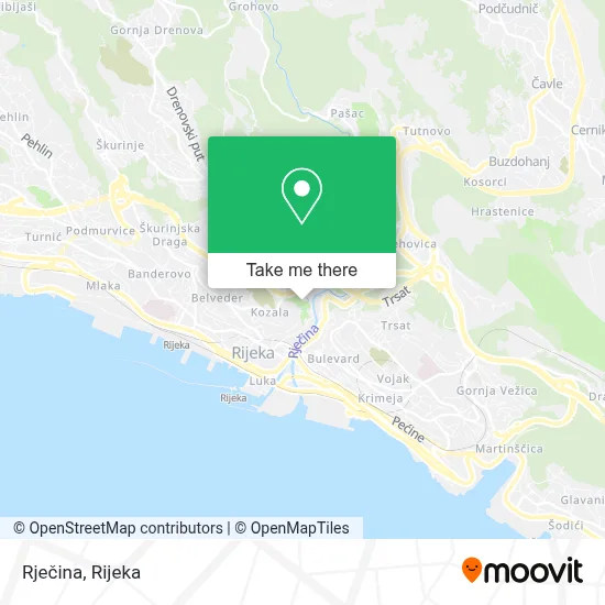 Rječina map
