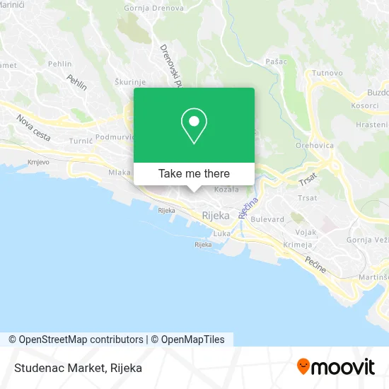 Studenac Market map