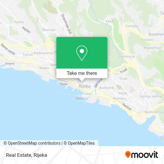Nekretnine map