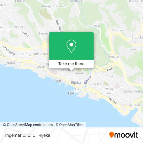 Ingemar D. O. O. map