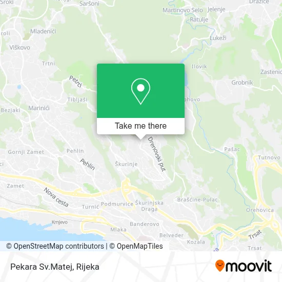 Pekara Sv.Matej map