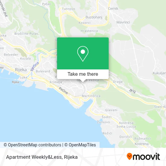 Apartment Weekly&Less map