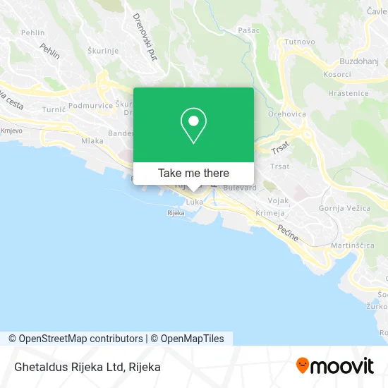 Ghetaldus Rijeka Ltd map