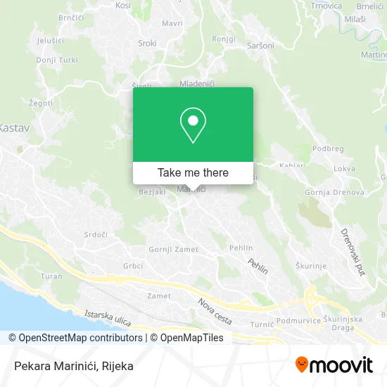 Pekara Marinići map