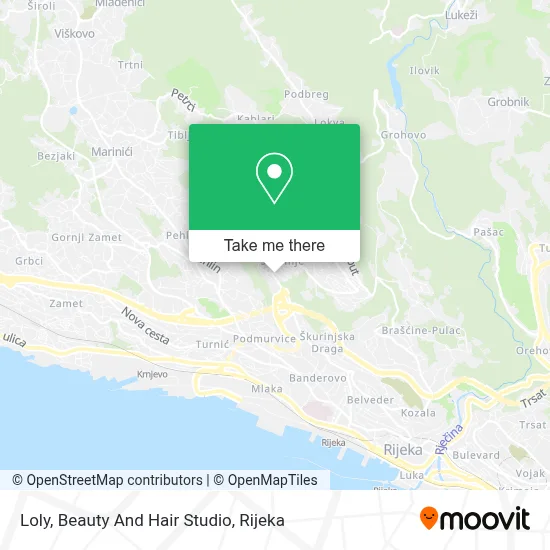 Loly, Beauty And Hair Studio map