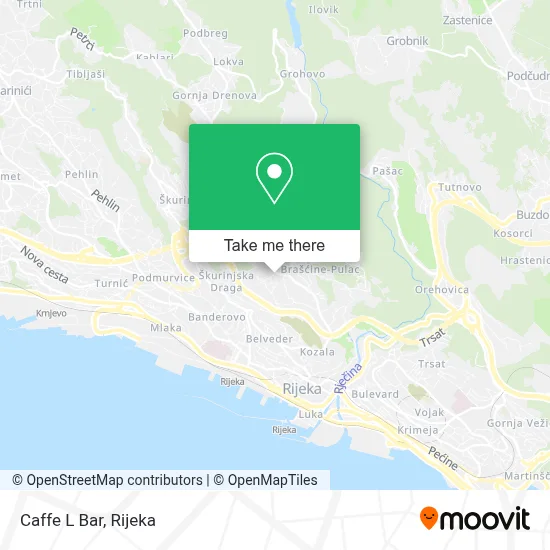 Caffe L Bar map