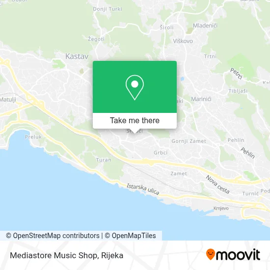 Mediastore Music Shop map