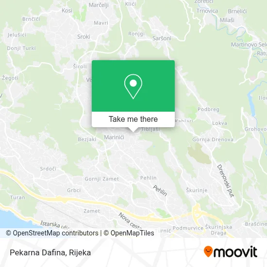 Pekarna Dafina map