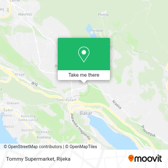 Tommy Supermarket map