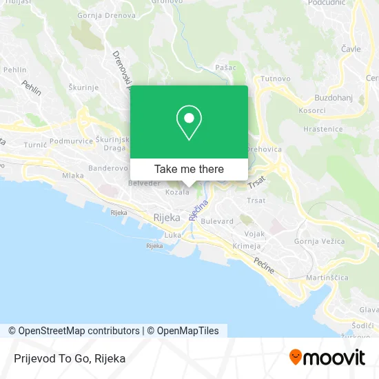 Prijevod To Go map