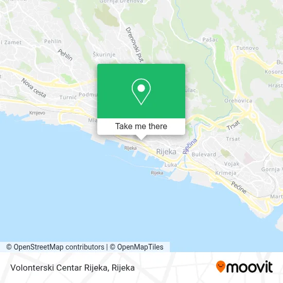 Volonterski Centar Rijeka map