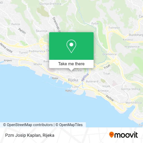 Pzm Josip Kaplan map