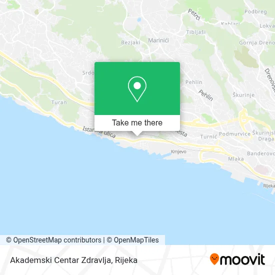 Akademski Centar Zdravlja map