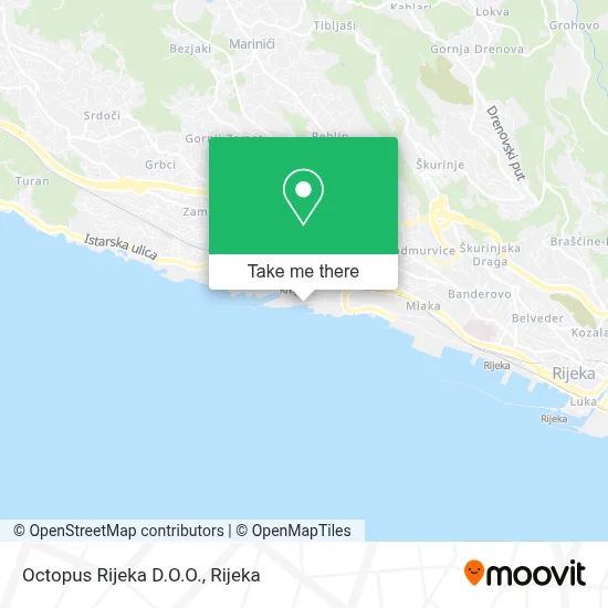 Octopus Rijeka D.O.O. map