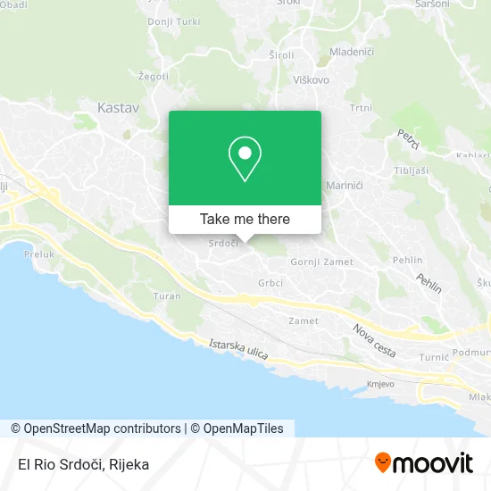 El Rio Srdoči map