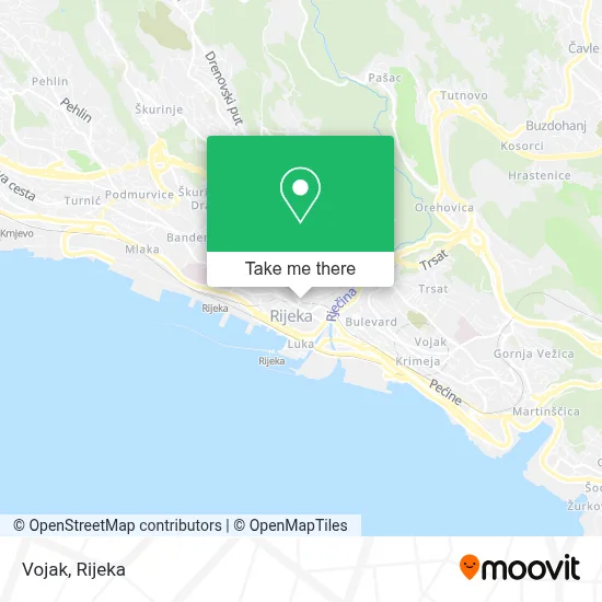 Vojak map