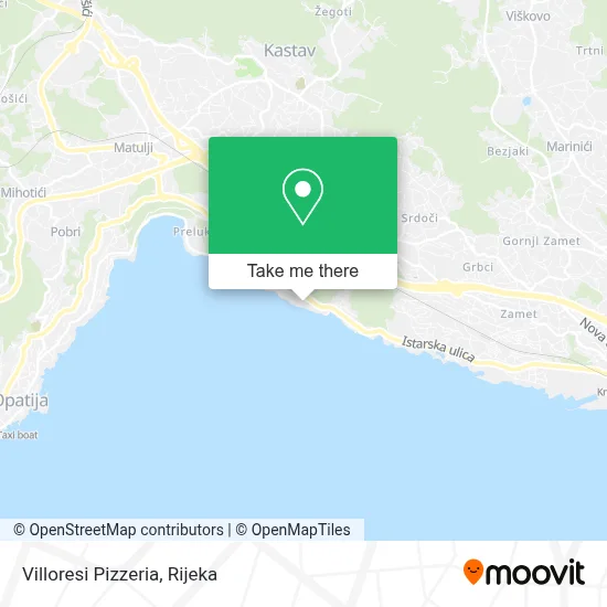 Villoresi Pizzeria map