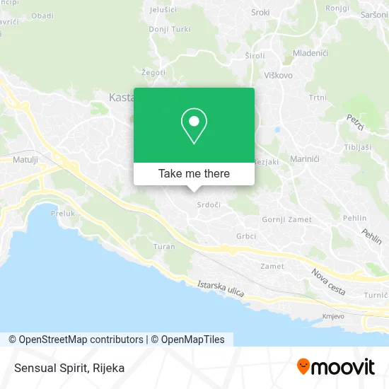 Sensual Spirit map