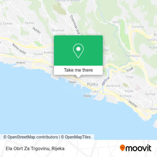 Ela Obrt Za Trgovinu map