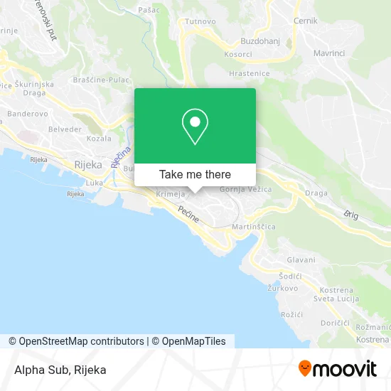 Alpha Sub map