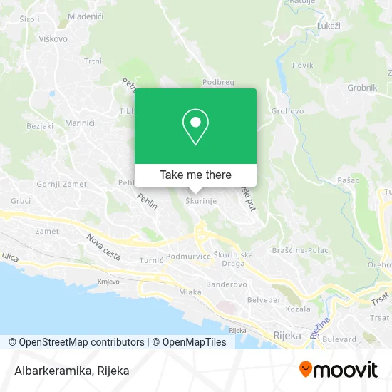 Albarkeramika map