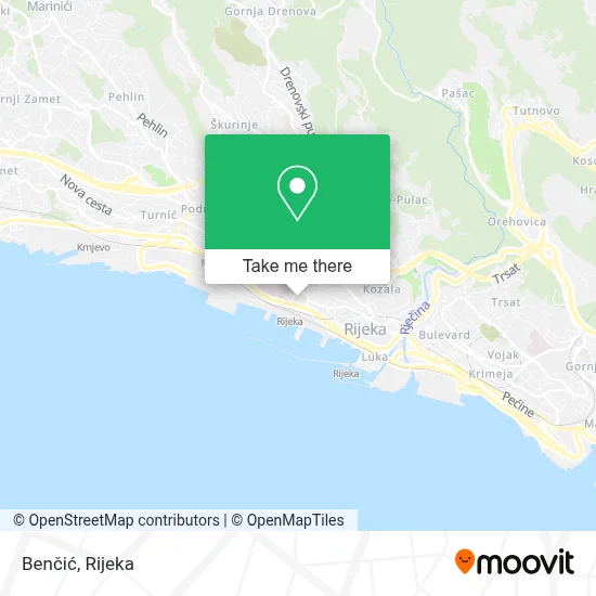 Benčić map