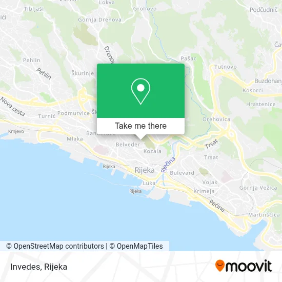 Invedes map