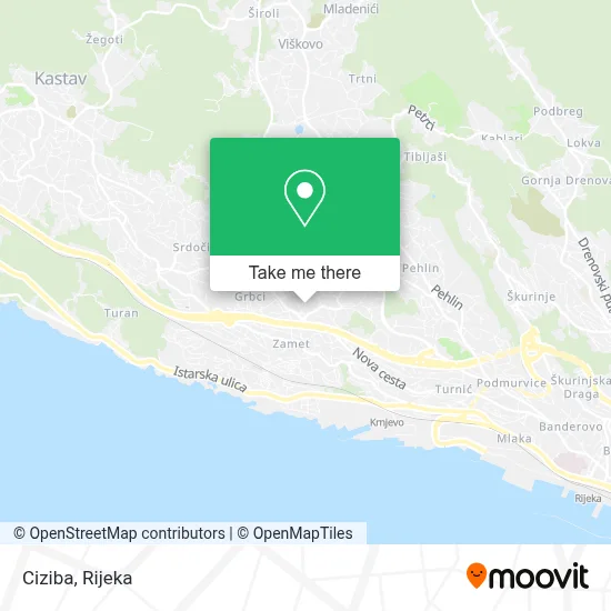 Ciziba map
