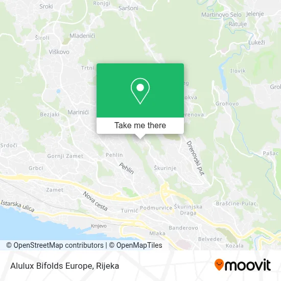 Alulux Bifolds Europe map