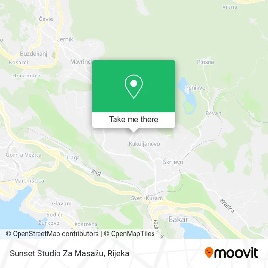 Sunset Studio Za Masažu map