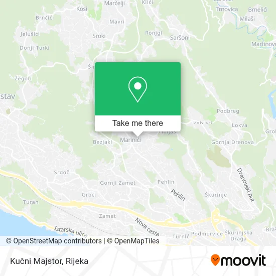 Kučni Majstor map