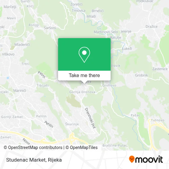 Studenac Market map