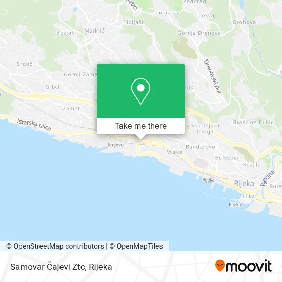 Samovar Čajevi Ztc map