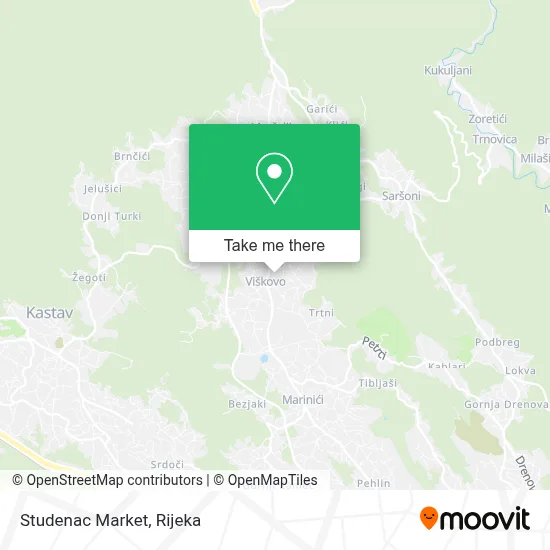 Studenac Market map