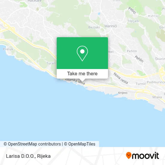 Larisa D.O.O. map