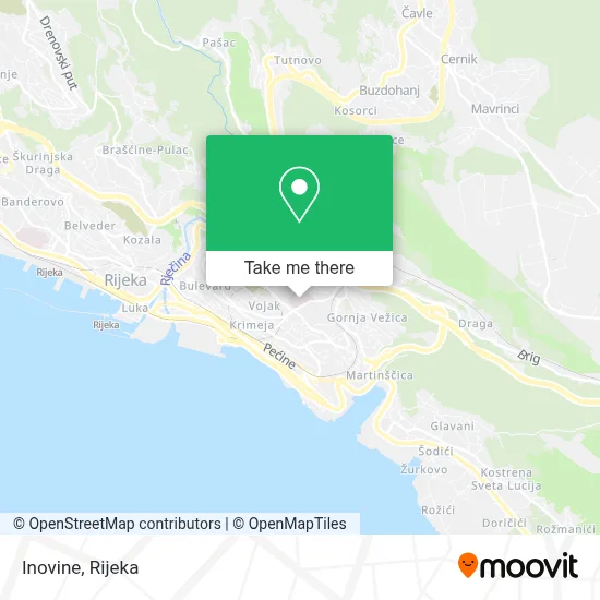 Inovine map