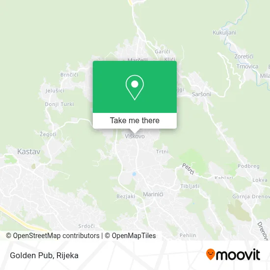 Golden Pub map