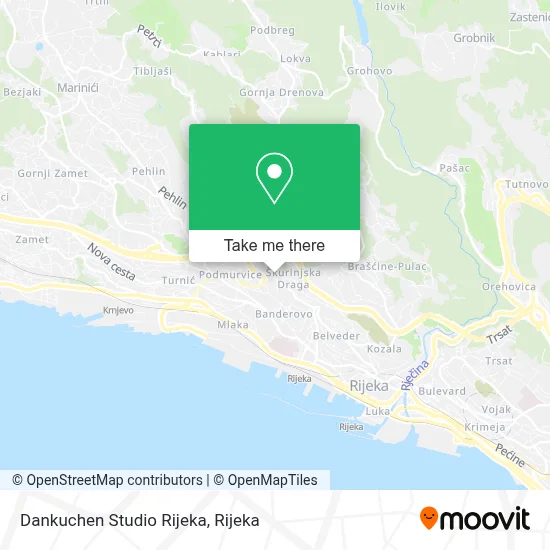 Dankuchen Studio Rijeka map