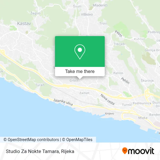 Studio Za Nokte Tamara map
