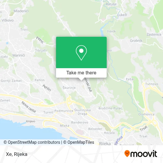 Xe map