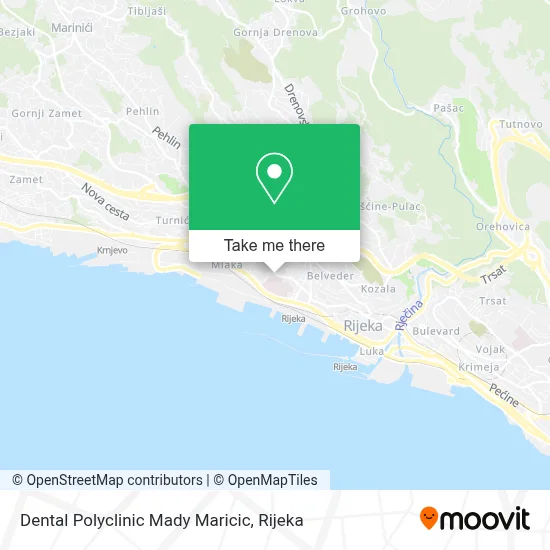 Dental Polyclinic Mady Maricic map