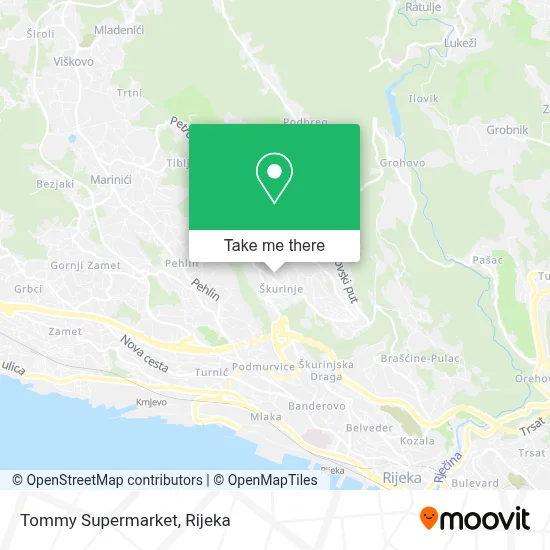 Tommy Supermarket map