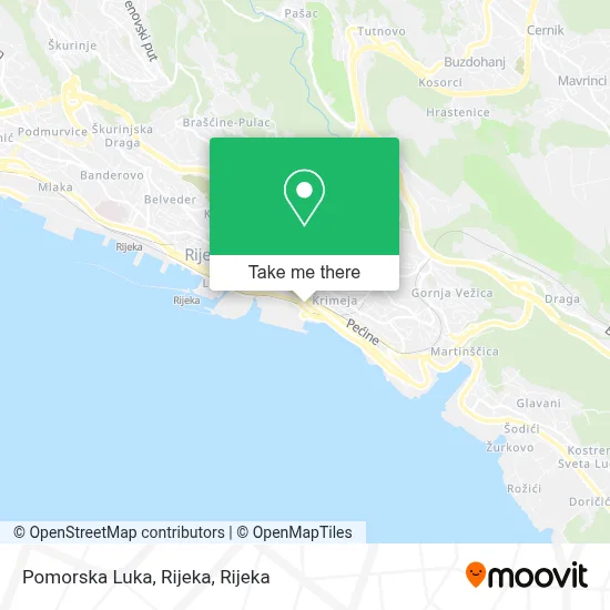 Pomorska Luka, Rijeka map