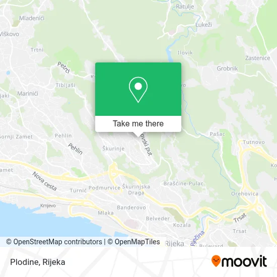 Plodine map