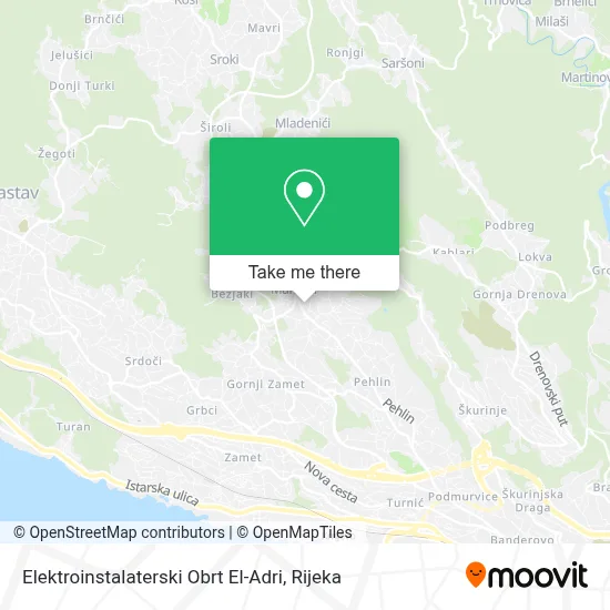 Elektroinstalaterski Obrt El-Adri map