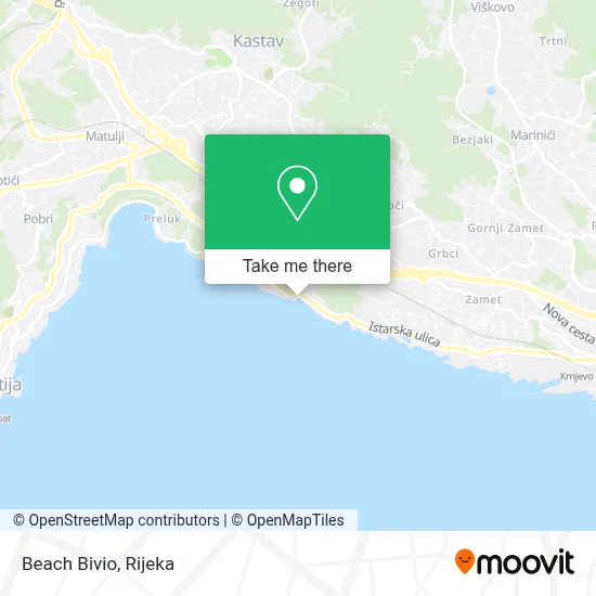 Beach Bivio map