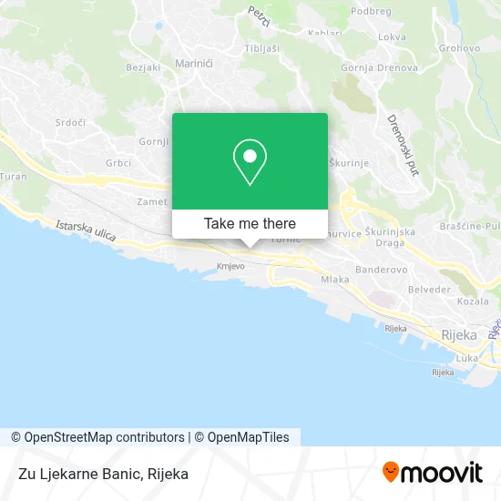Zu Ljekarne Banic map