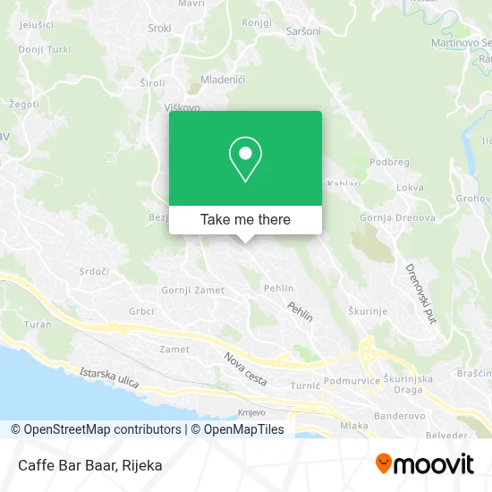 Caffe Bar Baar map