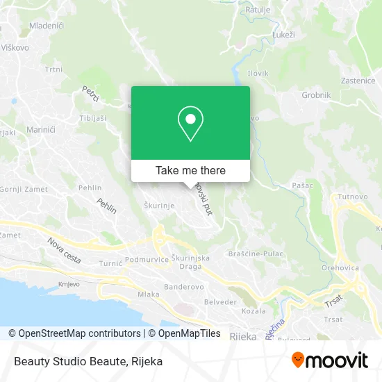 Beauty Studio Beaute map