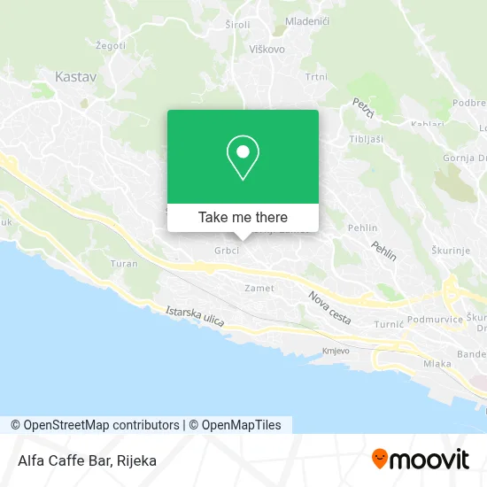 Alfa Caffe Bar map